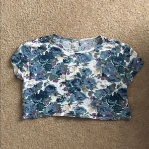 Flower crop top